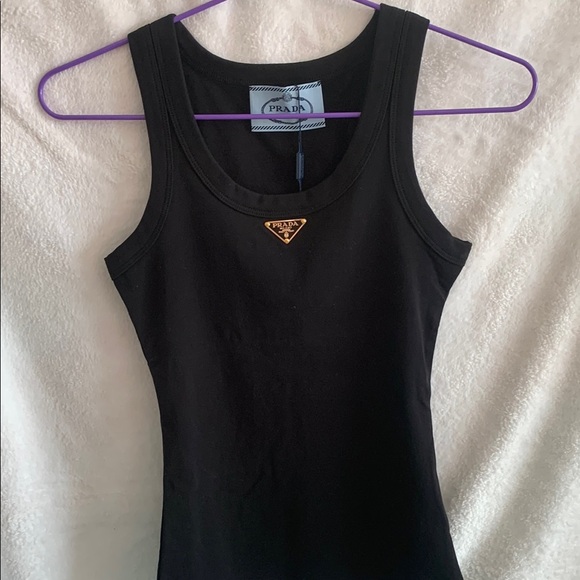 Prada Women's Black Tank Top - Picture 1 of 4